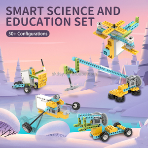 50 in 1 STEM DIY Programmier roboter Baustein Set Kunststoffs teine Kompatibel mit WeDo 2.0 Science Education Kit - Product Image 3