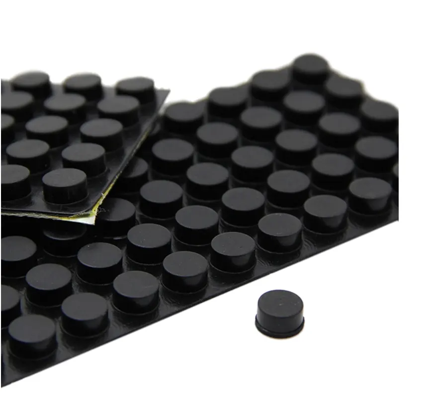 Standaard Zwarte Anti Slip Shock Absorberen Schroef Mount Rubber Voeten Voor Stoel/Meubels/Cut Board/Machine