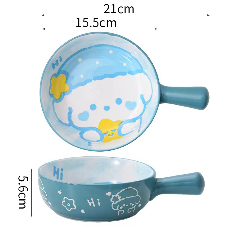Handle bowl-hi puppy