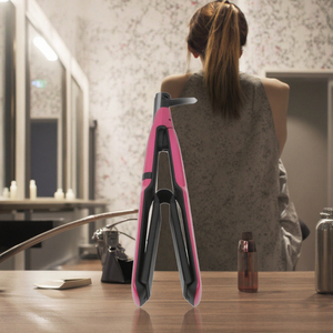 Dual-mục đích <span class=keywords><strong>LCD</strong></span> hiển thị tóc ép tóc có thể điều chỉnh nhiệt độ gốm nhựa CuộN Nẹp chống bỏng nổi tấm RV - Product Image 4