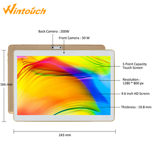 Good Price Smart Tab 9.<strong>6</strong>&quot; Tablet Touch Screent Support Dual Sim Card, <strong>Phablet</strong> MTK Android6.0 Tablet Laptop - Product Image 2