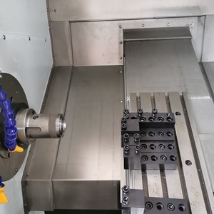 Sistema de Control Digital Siemens Torno CNC 380V Centro de torneado automático para trabajo pesado Cama plana de un solo usuario Twin para piezas grandes - Product Image 4