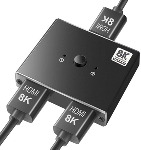 Interruptor bidireccional HDMI 4K, interruptor AB HDMI 2.port, Selector de conmutador HDMI2.0b compatible con 4K/60Hz - Product Image 1