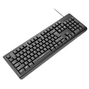 Alta calidad 104 teclas USB Multi-Idioma Teclado de oficina con cable Diseño de proyección negra para PC Nuevo producto - Product Image 2