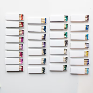 Biểu Tượng Tùy Chỉnh In 4-Inch 10 Cm Cuốn Sách Loại Xì gà Phù Hợp Với Các Tính Năng An Toàn Có Sẵn Trong Màu Hồng Trắng Đỏ 10 Gậy Mỗi Hộp Phù Hợp - Product Image 5