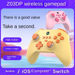 Z03DP mango del juego Hall Rocker Tecla de doble corte vibración Android iOS ordenador controlador inalámbrico Gamepad Joystick - Product Image 2