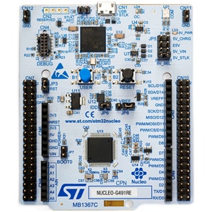 NUCLEO-G491RE Arduino ve ST morpho bağlantılarını destekleyen STM32G491RET6 MCU ile STM32 Nucleo-64 geliştirme kurulu