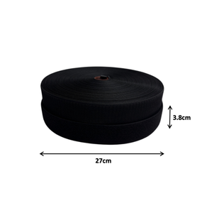 Velcro elástico de nailon personalizado de 38mm, velcro de cinta mágica reutilizable para coser sin pegamento, velcro de gancho adhesivo - Product Image 6