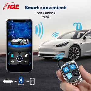 Control de alta calidad universal 12V sistema de seguridad del coche APP teléfono móvil alarma de coche inteligente popular en Asia - Product Image 4