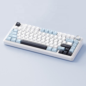 AULA F75 OEM Logo con cable usb RGB LED luz pc computadora personalizada 2,4G inalámbrico juego interruptor mecánico 75% teclado - Product Image 1