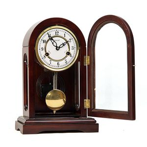 Đồng hồ cơ khí hiện đại phong cách cổ xưa phong thủy zhenzhai rắn gỗ chấm con lắc quanh co chuỗi đồng hồ phong cách cổ - Product Image 5