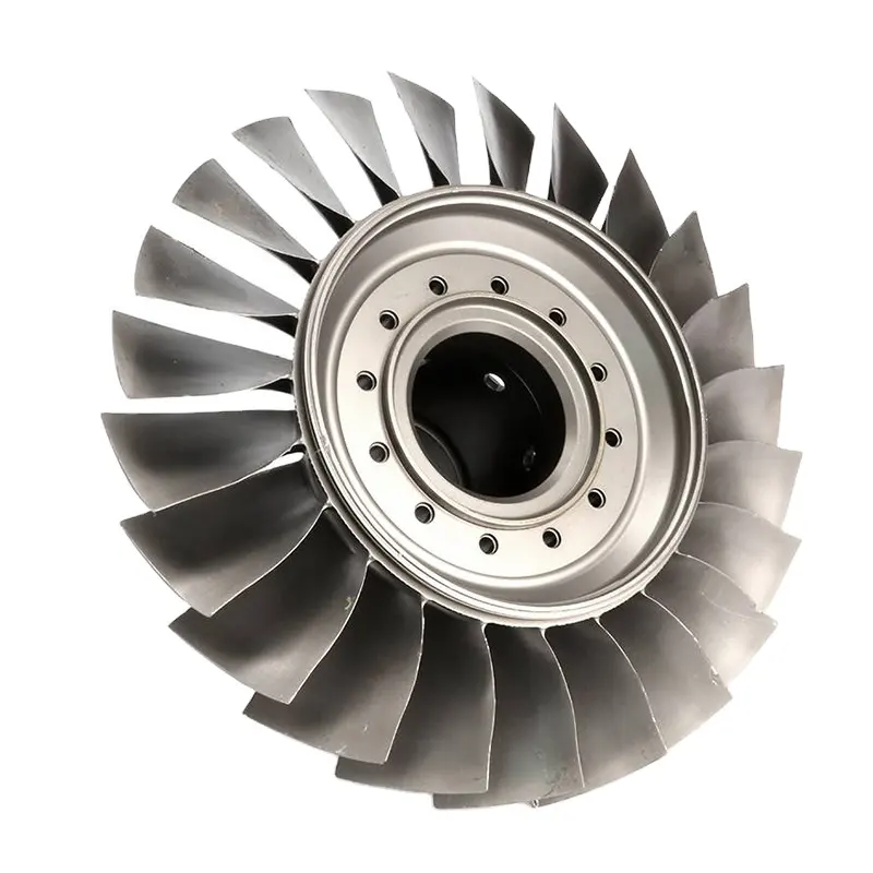 Kunden spezifisches CNC-Fräsen Bearbeitetes Titan 5-Achsen-CNC-Bearbeitung Spiral lüfter blätter Aluminium-Laufrad CNC-Bearbeitungs service