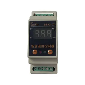 Regulador de temperatura ajustable con pantalla digital de 12V, 1 salida de relé, fuente de alimentación tipo riel ABS + controlador ODM - Product Image 1