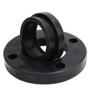 ส่วนปลายของหน้าแปลนอิเล็กโทรฟิวชั่น HDPE มาตรฐาน ISO วัสดุโพลีเอทิลีนเรียบขนาด50-800มม. ที่ลดลง - Product Image 6