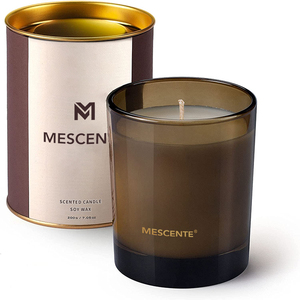 Bougies parfumées en pyrmid aromatique écologique avec mèche en coton, faites à la main, 8 oz, vente en gros - Product Image 1