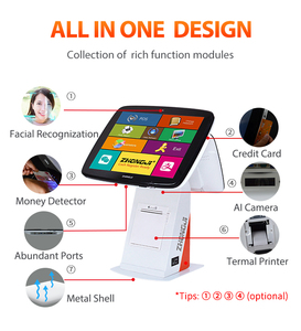 ZHONGJI Selling 15.6 Inch <strong>Android</strong> <strong>Pos</strong> Capacitive <strong>Touch</strong> Screen All in One <strong>Pos</strong> Systems for Small Retail Business - Product Image 5