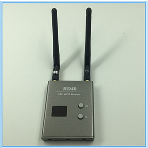 RD40 5.8G 40-Channel UAV <strong>Receiver</strong> with Dual Antenna 2-Channel Video <strong>Output</strong> DC7-24V <strong>Electronic</strong> Components - Product Image 2