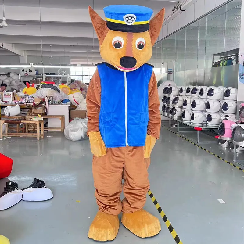 Qiman CE fabricante al por mayor pata personaje de película de dibujos animados Chase Sky perro mascota disfraz para la venta