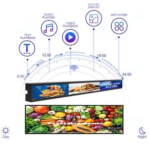360SPB SES35B 35-inch <strong>LCD</strong> Bar Monitor <strong>Display</strong> SDK <strong>Function</strong> for Retail Store - Product Image 2