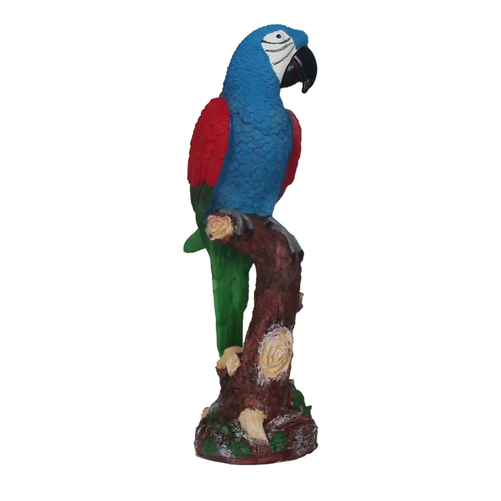 Figurine de perroquet en résine à personnaliser, jouet décoratif mural, Sculpture de jardin, vente en gros, 10 pièces