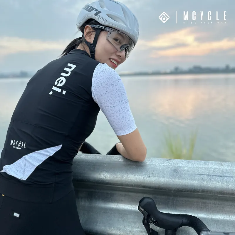 Mcycle Set pakaian bersepeda model baru, setelan baju seragam bersepeda, Jersey pendek bersepeda bersirkulasi udara, Set Jersey sepeda kustom