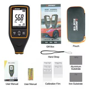 Máy đo độ dày sơn ô tô Máy kiểm tra màng sơn Kiểm tra từ tính Công cụ phát hiện tự động va chạm Lớp phủ Máy kiểm tra nhanh Máy đo sơn - Product Image 6