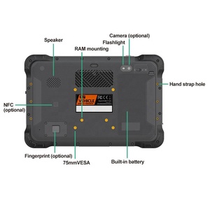 VT-10 Pro 10 pollici veicolo robusto Android 9.0 Tablet Computer impermeabile IP67 4G LTE GPS BT4.2 uso industriale 2GB di memoria - Product Image 4