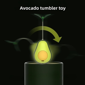 Venta al por mayor Catnip Snack aguacate en forma de Catnip juguetes para gatitos masticar dientes limpieza gato morder vaso Juguetes - Product Image 2