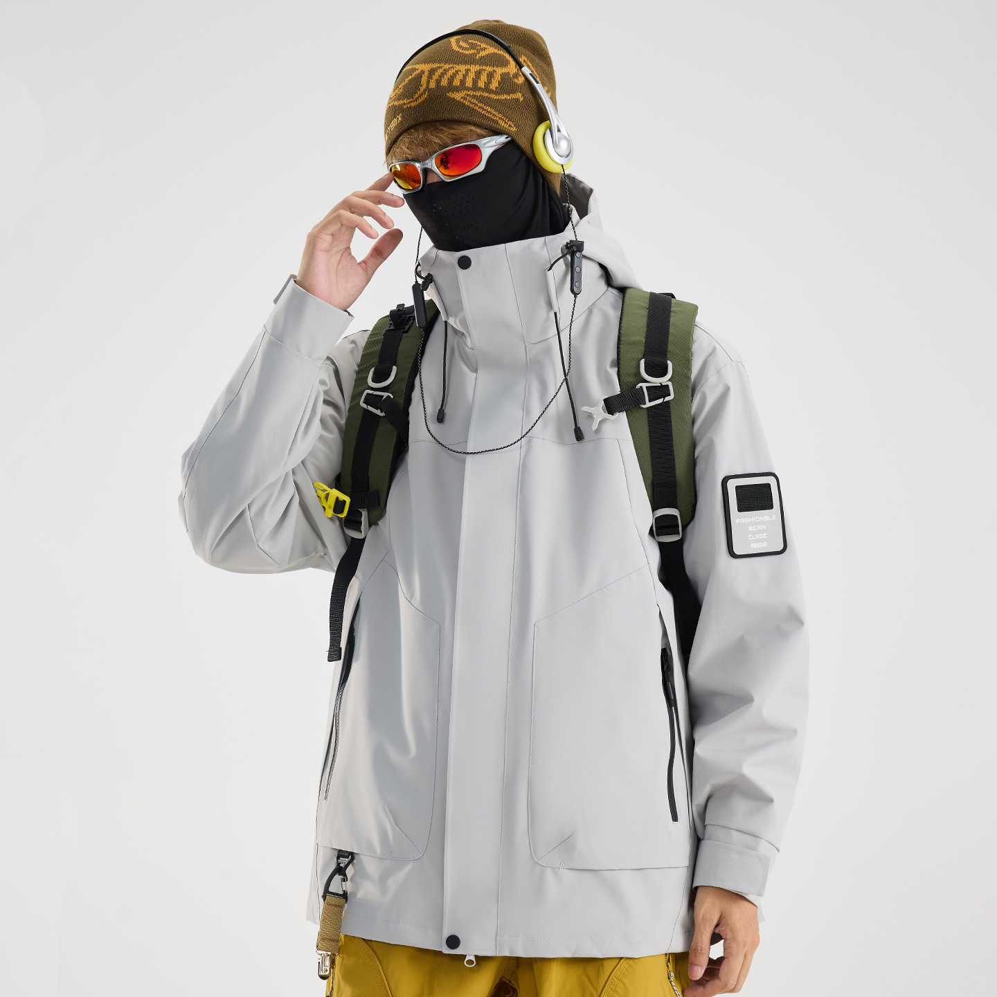 Veste homme gris clair