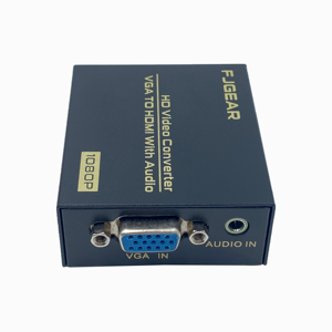 FJGEAR FJ-VH003 Plug and play VGA + Audio a HDMI HD convertitore di supporto risoluzione da 1080p VGA a HDMI convertitore con guscio di ferro - Product Image 3