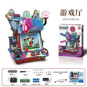 Âm nhạc mini bar radio & ánh sáng tự làm gạch cảnh sáng tạo mô hình khối xây dựng thiết lập cho trẻ em món quà sinh nhật - Product Image 6