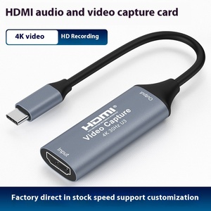 <strong>USB</strong>-C 4K Video Capture <strong>Card</strong> Supports Android Xbox Chrome for HD USB3.0 <strong>USB</strong> C HD Live Game Collector <strong>Output</strong> AC <strong>Input</strong> 1-Year - Product Image 3