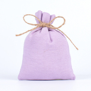 Eco Canvas Printed Cotton Linen Draw <strong>String</strong> Bags Packaging Custom Logo Drawstring Bag - Product Image 3