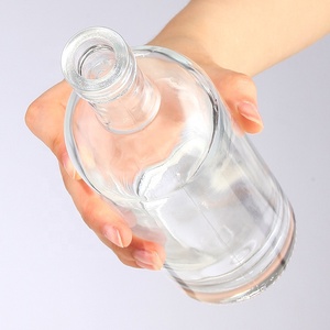 750毫升圆柱形玻璃瓶短颈700毫升1000毫升75cl 1L杜松子酒朗姆酒龙舌兰酒威士忌伏特加玻璃酒瓶 - Product Image 3