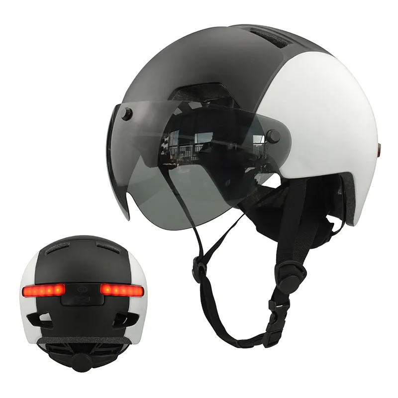 หมวกปั่นจักรยานพร้อมไฟ LED, หมวกนิรภัยสำหรับปั่นจักรยานได้รับการรับรองจาก NTA8776 CE