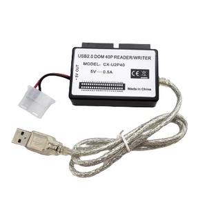 Nuovo lettore di schede con disco rigido elettronico USB2.0 40 P DOM disk CX-U2P40 lettore di schede Pin 3.5 ide40 - Product Image 1