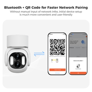 Arpha K16 WIFI防水2MPモーション検出有線ホームデュアル監視カメラAlexa Googleアシスタント付き - Product Image 4