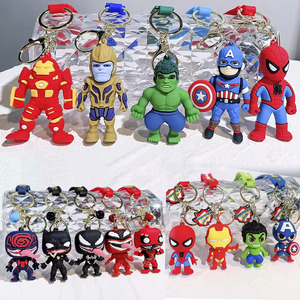Joylit <span class=keywords><strong>Spider</strong></span>-Man Keychain Bộ Sưu Tập Marvel Anime Chìa Khóa Xe Mặt Dây Chuyền Làm bằng Cao Su Bền Hình Dạng Phim Hoạt Hình - Product Image 1