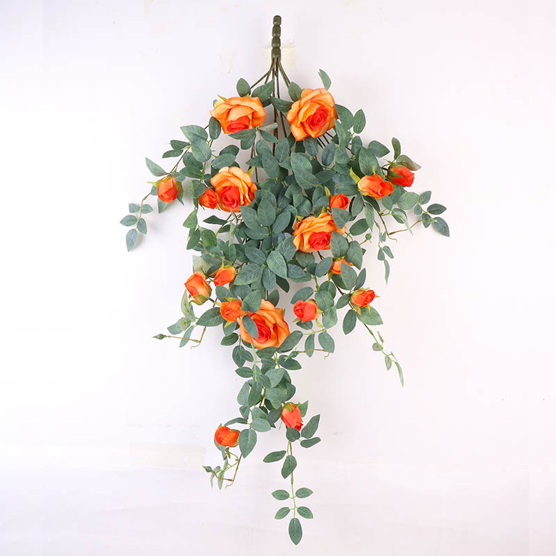 Nouvelle décoration murale rose orange
