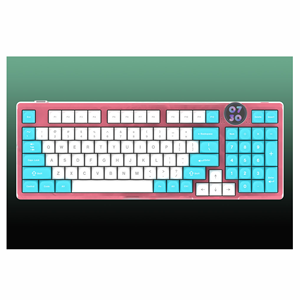 旋钮显示彩色外壳机械键盘RGB KE980 USB C型技术机械键盘 - Product Image 5