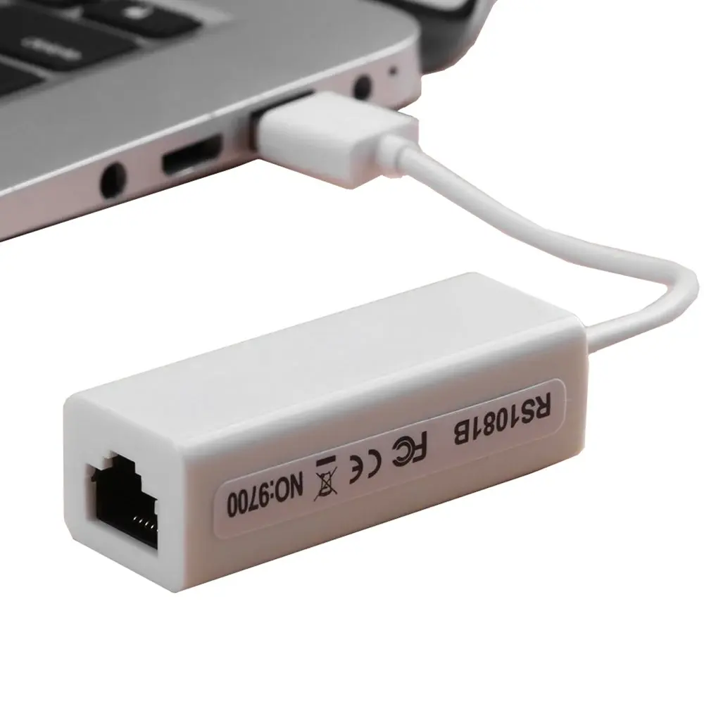 USB 2.0 Ethernet Adapter Card mạng USB để RJ45 10/100Mbps LAN Internet Cable Đối với Macbook PC Windows XP 7 8 10 lux