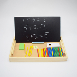 Multi-functional Kids Board Game Wooden Montessori Toys Computing Learning Box Wooden Toys Children Learning <strong>Mathematics</strong>