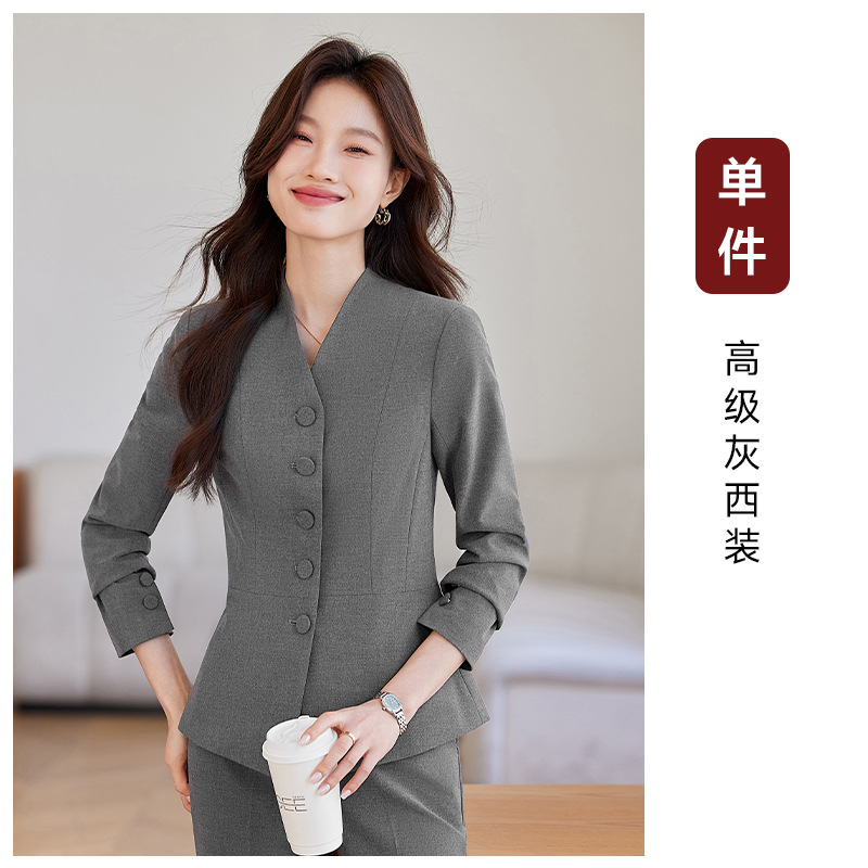 gray suit
