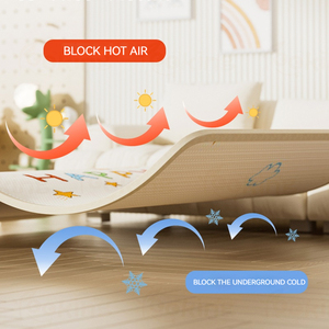 アンチドロッププレイマットフォットキッズ複数のアクティビティを備えた無毒の無味の遊び場エリアは、ベビーXpeプレイマットクロールマットを厚くします - Product Image 5