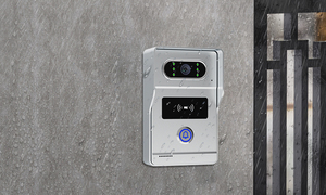 Sistema de teléfono de intercomunicación de audio y vídeo de 2 cables con cámara de pantalla de interfaz de usuario de pantalla táctil de resolución 1024*600 y abridor de puerta para el hogar - Product Image 2
