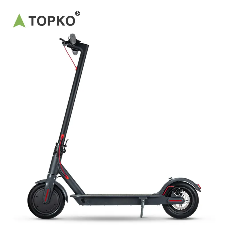 TOPKO-patinete eléctrico plegable para adultos, Scooter todoterreno de estilo básico, barato