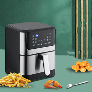 Freidora de aire Digital inteligente de gran capacidad, 6L, protección contra sobrecalentamiento, ajuste de temperatura, Tlac, para el hogar - Product Image 1