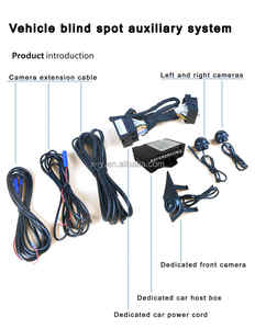 360 vista de pájaro Vista frontal y lateral sistema de cámara de coche Monitor de Vista envolvente SVM para Ford con enchufe original - Product Image 3
