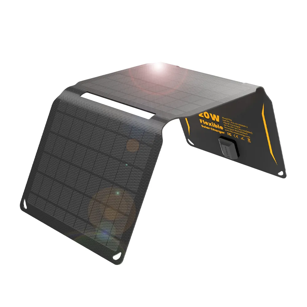 Tragbare kleine 100 W Panneau Solaire Souple Etfe Semi-Cigs Solarpanels faltbar 10 W 20 W 30 W 40 W Pv flexible Solar