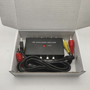 Conmutador de vídeo de matriz AV inteligente, RCA, conectores maestro, esclavo, vídeos, canales izquierdo y derecho, conmutador de Audio para conferencia en casa, KTV - Product Image 6